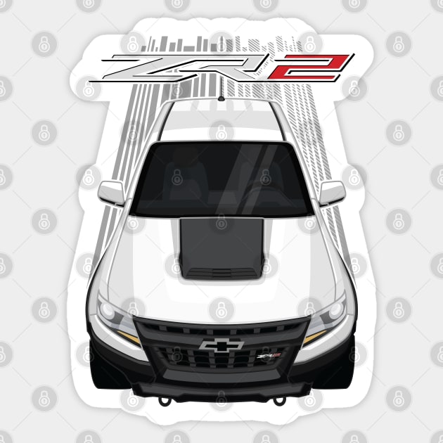 Chevrolet Colorado ZR2 - White Sticker by V8social